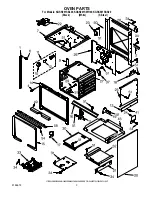 Предварительный просмотр 3 страницы KitchenAid KGSK901SBL00 Parts List