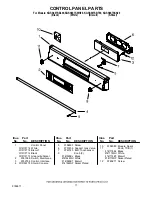 Предварительный просмотр 11 страницы KitchenAid KGSS907SBL00 Parts List