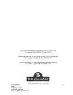 Preview for 92 page of KitchenAid KHB1231 User Manual