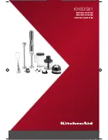 Preview for 1 page of KitchenAid KHB3581 Instructions For Use & Care