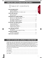 Preview for 3 page of KitchenAid KHB3581 Instructions For Use & Care