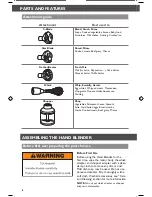 Preview for 8 page of KitchenAid KHB3581 Instructions For Use & Care