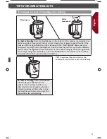 Preview for 17 page of KitchenAid KHB3581 Instructions For Use & Care