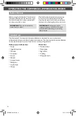 Preview for 8 page of KitchenAid KHBC208 Instructions Manual