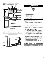 Preview for 3 page of KitchenAid KHHC2090SSS - Architect II 2.0 cu. ft. 1200 W Installation Instructions Manual