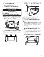 Preview for 9 page of KitchenAid KHHC2090SSS - Architect II 2.0 cu. ft. 1200 W Installation Instructions Manual