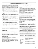 Preview for 11 page of KitchenAid KHHS179LBL - 1.7 cu. Ft. Microwave Oven Use And Care Manual