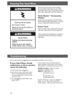 Preview for 12 page of KitchenAid KHM51 Instructions Manual