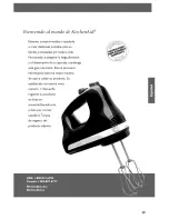 Preview for 29 page of KitchenAid KHM51 Instructions Manual