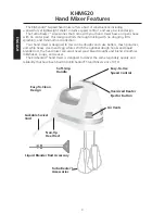 Preview for 7 page of KitchenAid KHM620 Instructions And Recipes Manual