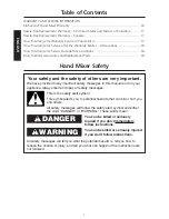 Preview for 5 page of KitchenAid KHM720 Instructions And Recipes Manual