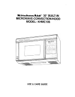 Preview for 1 page of KitchenAid KHMC106 Use & Care Manual