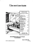 Preview for 1 page of KitchenAid KHMS105E Use And Care Manual