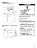 Предварительный просмотр 3 страницы KitchenAid KHMS2050SBL1 Installation Instructions Manual