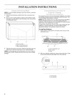 Предварительный просмотр 4 страницы KitchenAid KHMS2050SBL1 Installation Instructions Manual