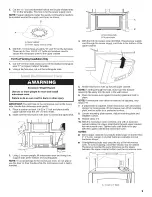 Предварительный просмотр 9 страницы KitchenAid KHMS2050SBL1 Installation Instructions Manual