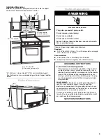 Предварительный просмотр 3 страницы KitchenAid KHMS2050SSS - 30" Microwave Hood Combo Installation Instructions Manual