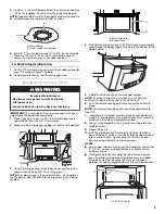 Предварительный просмотр 9 страницы KitchenAid KHMS2050SSS - 30" Microwave Hood Combo Installation Instructions Manual