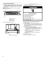 Предварительный просмотр 10 страницы KitchenAid KHMS2050SSS - 30" Microwave Hood Combo Installation Instructions Manual