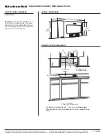 Preview for 1 page of KitchenAid KHMS2056S Dimension Manual