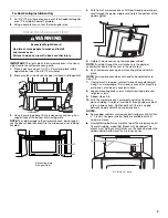 Preview for 9 page of KitchenAid KHMS2056SSS - ARCHITECT II 36" 2.0 cu. Ft. 1 Installation Instructions Manual