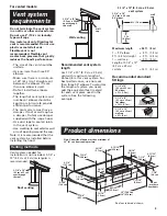 Предварительный просмотр 3 страницы KitchenAid KHTU100 Series Installation Instructions And Use And Care Manual