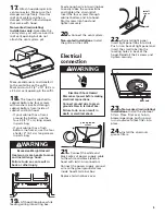 Preview for 5 page of KitchenAid KHTU100 Series Installation Instructions And Use And Care Manual