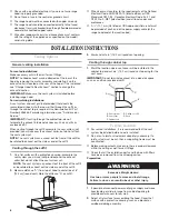 Preview for 6 page of KitchenAid KHTU705RSS0 Installation & Use Manual