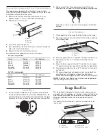 Preview for 9 page of KitchenAid KHTU705RSS0 Installation & Use Manual