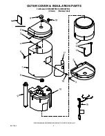 Preview for 2 page of KitchenAid KHWG160PCR Parts List