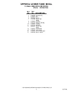 Preview for 5 page of KitchenAid KHWG160PCR Parts List