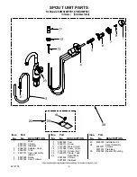 Preview for 6 page of KitchenAid KHWG160PCR1 Parts List