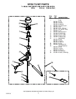 Preview for 6 page of KitchenAid KHWL160PCR Parts List