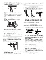 Предварительный просмотр 8 страницы KitchenAid KHWS02RWH - Ensemble Washer 12 Automatic Cycles 3.8 cu. Ft Use And Care Manual