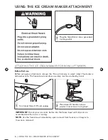 Preview for 6 page of KitchenAid KICA0WH Manual