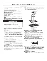 Preview for 7 page of KitchenAid KICU465SBL0 Installation Instructions And Use & Care Manual