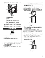 Preview for 9 page of KitchenAid KICU465SBL0 Installation Instructions And Use & Care Manual