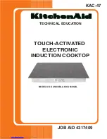 KitchenAid KICU508SBL - 30" Induction Cooktop Technical Education предпросмотр