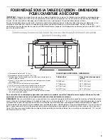 Preview for 5 page of KitchenAid KICU509XSS Dimension Manual