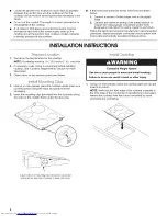 Preview for 4 page of KitchenAid KICU540BSS0 Installation Instructions Manual