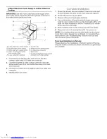 Preview for 6 page of KitchenAid KICU540BSS0 Installation Instructions Manual