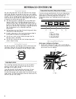 Preview for 6 page of KitchenAid KitchenAid BEVERAGECENTER Use And Care Manual