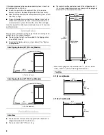 Предварительный просмотр 8 страницы KitchenAid KitchenAid BOTTOM-MOUNT BUILT-IN REFRIGERATOR Installation Manual