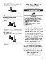 Предварительный просмотр 47 страницы KitchenAid KitchenAid BOTTOM-MOUNT BUILT-IN REFRIGERATOR Installation Manual