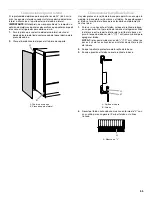 Предварительный просмотр 55 страницы KitchenAid KitchenAid BOTTOM-MOUNT BUILT-IN REFRIGERATOR Installation Manual