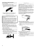 Предварительный просмотр 10 страницы KitchenAid KitchenAid SIDE BY SIDE BUILT-IN REFRIGERATOR Use And Care Manual