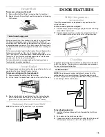 Предварительный просмотр 13 страницы KitchenAid KitchenAid SIDE BY SIDE BUILT-IN REFRIGERATOR Use And Care Manual