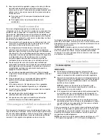 Предварительный просмотр 27 страницы KitchenAid KitchenAid SIDE BY SIDE BUILT-IN REFRIGERATOR Use And Care Manual