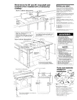 Preview for 2 page of KitchenAid KIVD800TOB Installation Instructions; Use And Care Information