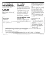 Preview for 8 page of KitchenAid KIVD800TOB Installation Instructions; Use And Care Information